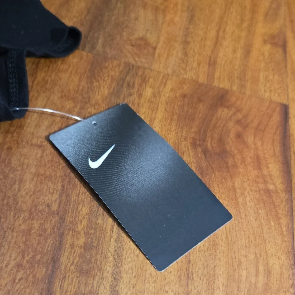 Nike Black Tee and Leggings Set with White & Lavender Swoosh - Picture 6 of 8
